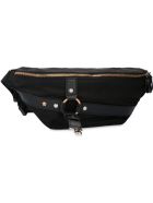 Versace Nylon Belt Bag With Leather Details Versace Nylon Belt Bag With Leather Details - black