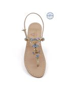 Scopolo Jewel Thong Sandals Dea Sandals Scopolo Jewel Thong Sandals - gold, blue, brown