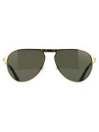 Cartier Eyewear CT0265S Sunglasses Cartier Eyewear CT0265S Sunglasses - Gold Gold Grey
