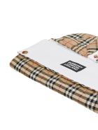 Burberry Beige Cotton Check Print Baby Nest Burberry Beige Cotton Check Print Baby Nest - Check