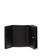 Givenchy Black And White Leather Wallet With Bandana Print Givenchy Black And White Leather Wallet With Bandana Print - Black