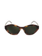 Light Havana Sl M60 Sunglasses Saint Laurent Light Havana Sl M60 Sunglasses - Havana green