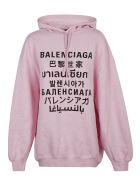 Oversize Printed Hoodie Balenciaga Oversize Printed Hoodie - Rosa