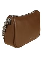 Furla Top Zipped Chain Shoulder Bag Furla Top Zipped Chain Shoulder Bag - Cognac