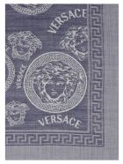 Young Versace 'medusa Dots' Shawl Young Versace 'medusa Dots' Shawl - Multicolor