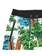 Hawaiian Dream Print Boy Swim Shorts MC2 Saint Barth Hawaiian Dream Print Boy Swim Shorts