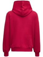 Dolce & Gabbana Red Jersey Hoodie With Logo Dolce & Gabbana Red Jersey Hoodie With Logo - Red
