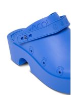 Xocoi Blue Recycled Rubber Clogs With Logo Xocoi Blue Recycled Rubber Clogs With Logo - Blu