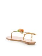 Aquazzura Manguito Flat Sandals Aquazzura Manguito Flat Sandals - SWEET HONEY (Beige)