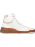 Saint Laurent Sl24 Leather High-top Sneakers Saint Laurent Sl24 Leather High-top Sneakers - White