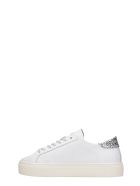 D.A.T.E. Vertigo Sneakers In White Leather D.A.T.E. Vertigo Sneakers In White Leather - white