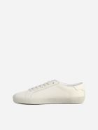 Saint Laurent Court Sl / 06 Sneakers In Cotton Saint Laurent Court Sl / 06 Sneakers In Cotton - Cream
