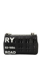 Burberry Lola - Small Horseferry Print Quilted Lola Bag Burberry Lola - Small Horseferry Print Quilted Lola Bag - Black/silver