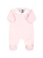Little Bear Pink Babygrow For Baby Girl With Bear Little Bear Pink Babygrow For Baby Girl With Bear - Pink