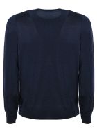 Brunello Cucinelli Blue Virgin Wool And Cashmere Sweater Brunello Cucinelli Blue Virgin Wool And Cashmere Sweater - Blu