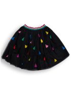 Stella McCartney Kids Black Tulle Skirt With Tassel Detail Stella McCartney Kids Black Tulle Skirt With Tassel Detail - Black