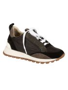 Brunello Cucinelli Classic Lace-up Sneakers Brunello Cucinelli Classic Lace-up Sneakers - Black/Grey