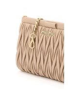Miu Miu Quilted Nappa Clutch Miu Miu Quilted Nappa Clutch - Beige
