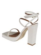 Paris Texas Side Buckled Platform Sandals Paris Texas Side Buckled Platform Sandals - Bone