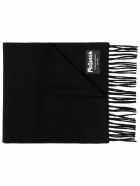 Alexander McQueen Graffiti Black Wool Scarf Alexander McQueen Graffiti Black Wool Scarf - Black