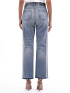 AMIRI Jeans Glitter Track AMIRI Jeans Glitter Track - Light blue