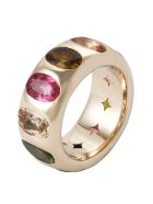 Lo Spazio Multi Colored Tourmaline Ring Lo Spazio Jewelry Lo Spazio Multi Colored Tourmaline Ring - Multicolor