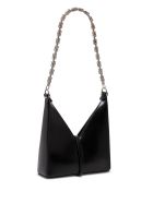 Givenchy Cut Out Crossbody Bag In Box Leather With Chain Givenchy Cut Out Crossbody Bag In Box Leather With Chain - Black
