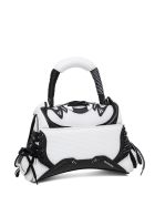 Balenciaga Fabric Sneakerhead Top Handle Crossbody Bag Balenciaga Fabric Sneakerhead Top Handle Crossbody Bag - White/black