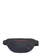 Pouch With Logo Alexander McQueen Pouch With Logo - Nero