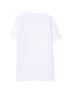 Balmain Unisex White T-shirt Balmain Unisex White T-shirt - Bianco/giallo
