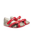 Gucci Gg Supreme Ballet Flats Gucci Gg Supreme Ballet Flats