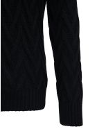 Tagliatore Woven Black Wool Sweater Tagliatore Woven Black Wool Sweater - Black