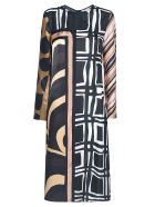 Multi-printed Long Dress Marni Multi-printed Long Dress