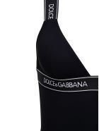 Dolce & Gabbana Black Swimsuit With Logo Dolce & Gabbana Black Swimsuit With Logo - Black