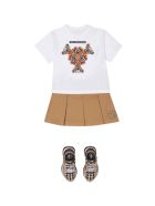 Burberry White Newborn T-shirt Burberry White Newborn T-shirt - Bianco