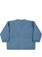 Little Bear Light Blue Cardigan For Baby Boy Little Bear Light Blue Cardigan For Baby Boy - Light Blue