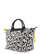 Longchamp Le Pliage Lgp - Top Handle Bag M Longchamp Le Pliage Lgp - Top Handle Bag M - Black/white