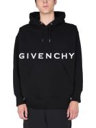 Givenchy Sweatshirt With 4g Embroidery Givenchy Sweatshirt With 4g Embroidery - Nero