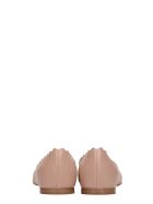 Chloé Lauren Ballet Plain Leather Ballet Chloé Lauren Ballet Plain Leather Ballet - C Pink Tea