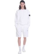 Stone Island Shorts In White Cotton Stone Island Shorts In White Cotton - white
