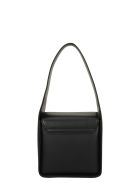 Jil Sander Sling Small Bag Shoulder Bag In Black Leather Jil Sander Sling Small Bag Shoulder Bag In Black Leather - black