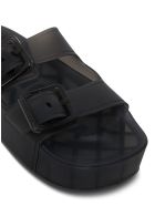 Balenciaga Mallorca Black Rubber Sandals With Platform Balenciaga Mallorca Black Rubber Sandals With Platform - Black