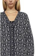 Cardigan Prada Cardigan - Blue and WHITE