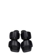 Alchimia Sandals In Black Leather Alchimia Sandals In Black Leather - black