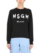 Crew Neck Sweatshirt MSGM Crew Neck Sweatshirt