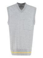 Universal Works Knitted Wool Vest Universal Works Knitted Wool Vest - grey