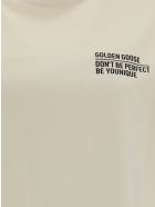 Golden Goose T-shirt Golden Goose T-shirt - Bone white/black