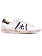 Premiata White Leather Andy Sneakers Premiata White Leather Andy Sneakers - Bianco+nero