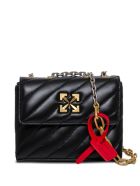 Off-White Jackhammer 24 Crossbody Bag In Quilted Leather Off-White Jackhammer 24 Crossbody Bag In Quilted Leather - Black