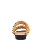 Christian Louboutin Blach Raffia Marivodou Flat Christian Louboutin Blach Raffia Marivodou Flat - BLACK